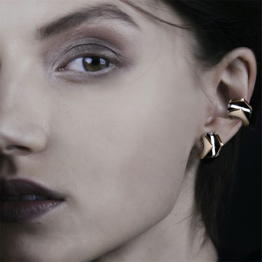 'Congiunzioni' 3 elements earrings CONGIUNZIONI | OR3 CONPB BRO